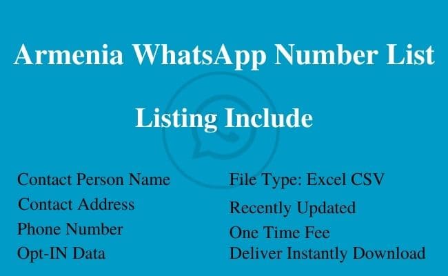 Armenia WhatsApp Number List
