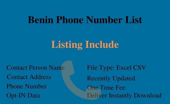 Benin Phone Number List