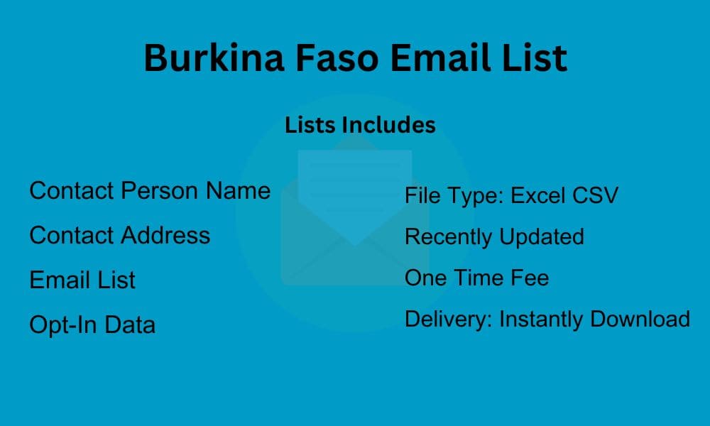 Burkina Faso Email List
