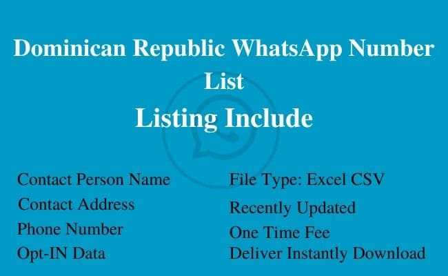 Dominican Republic WhatsApp Number List