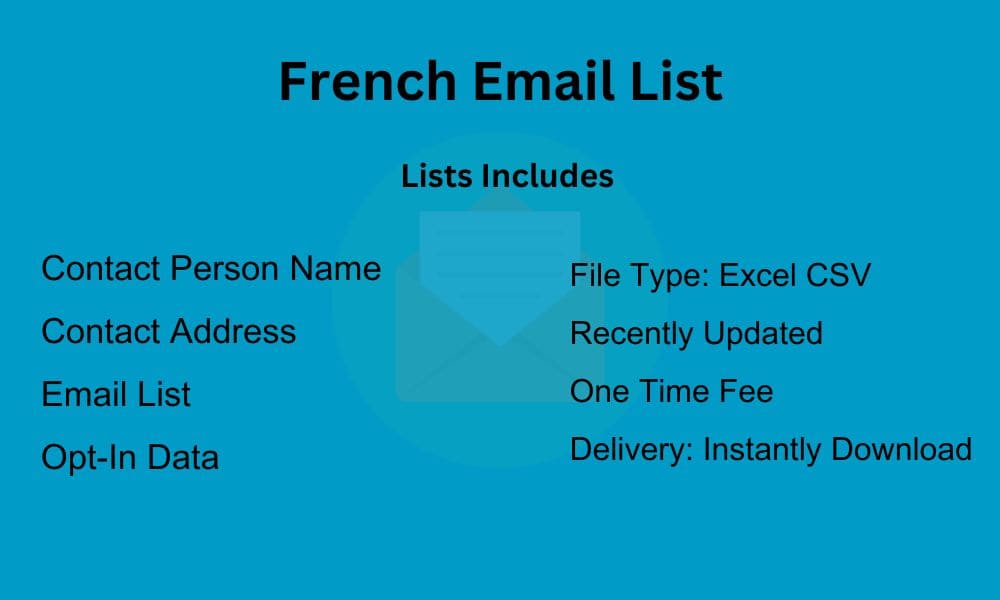 French Email List