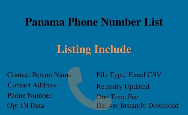 Panama Phone Number List