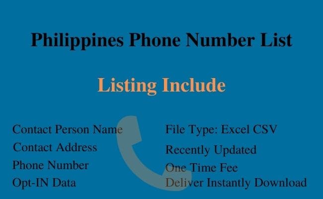 Philippine Phone Number List