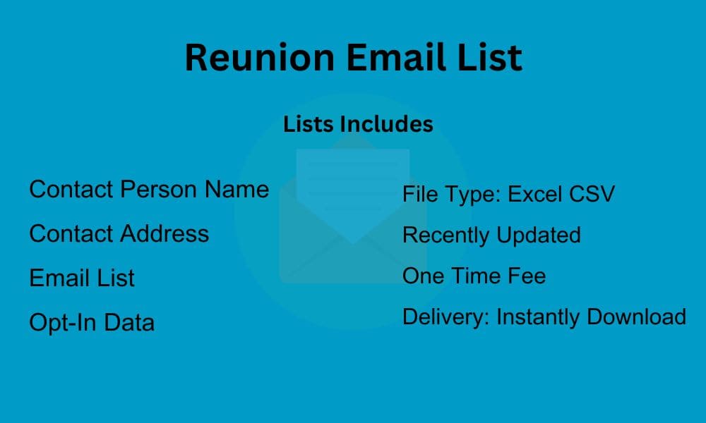 Reunion Email List