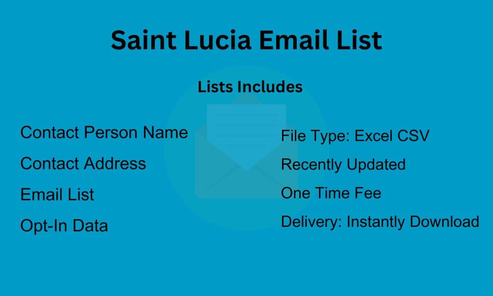 Saint Lucia Email List