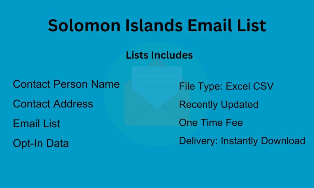Solomon Islands Email List