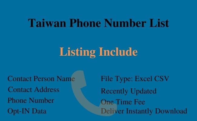 Taiwan Phone Number List