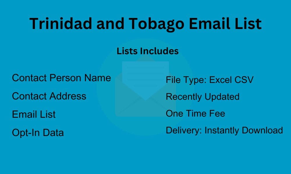 Trinidad and Tobago Email List