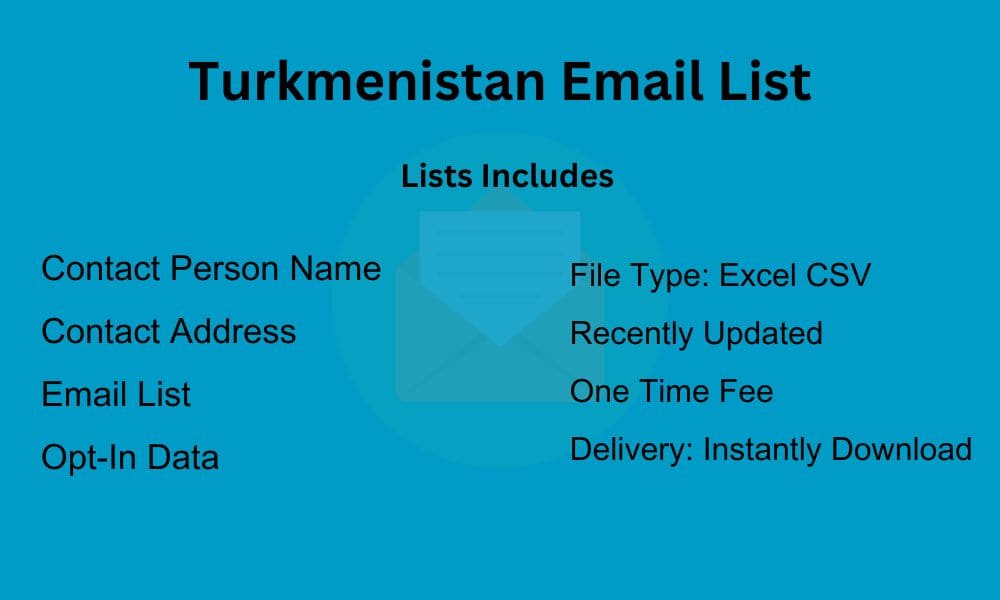 Turkmenistan Email List