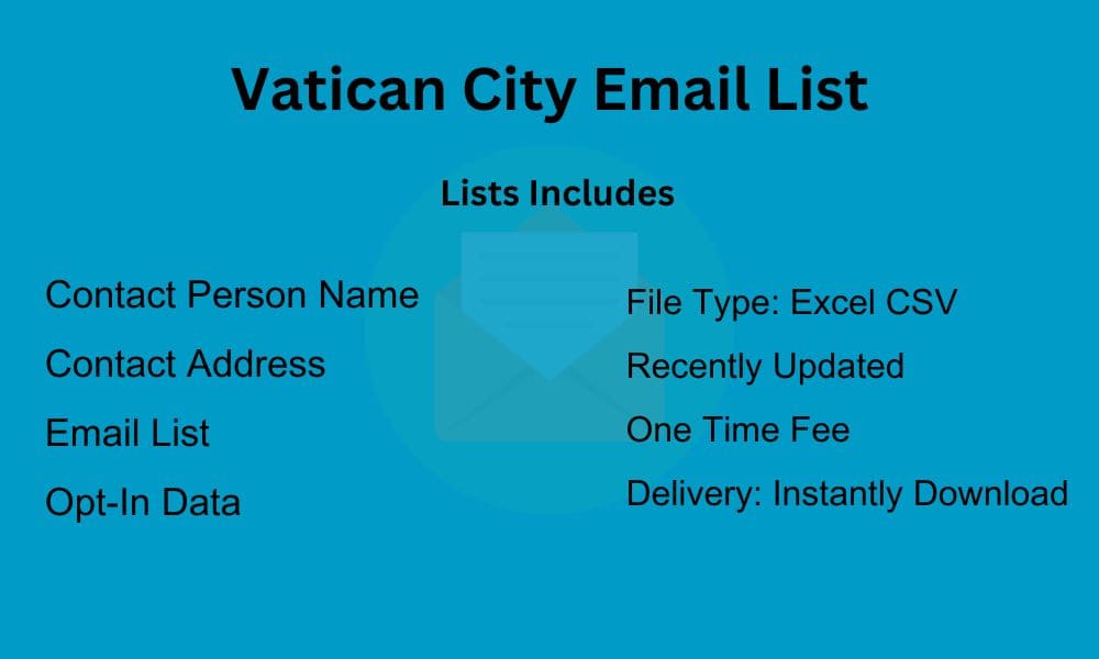 Vatican City Email List