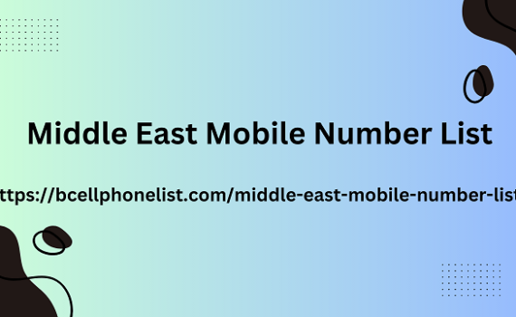 Middle East Mobile Number List