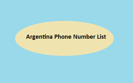 Argentina Phone Number List​