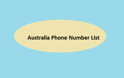 Australia Phone Number List​