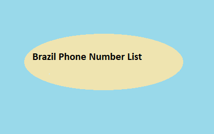 Brazil Phone Number List​