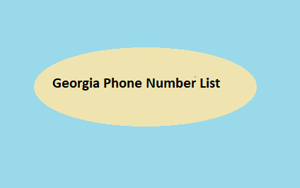 Georgia Phone Number List​