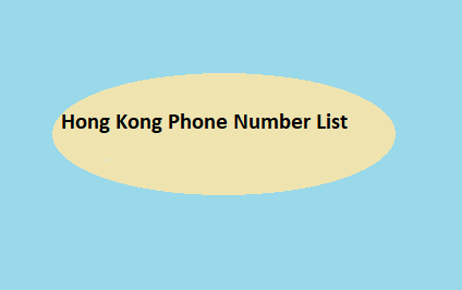 Hong Kong Phone Number List​