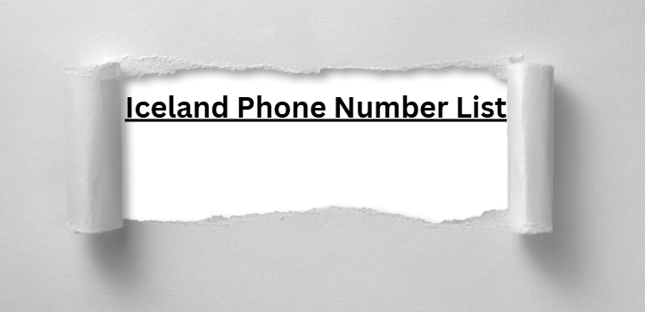 Iceland Phone Number List​