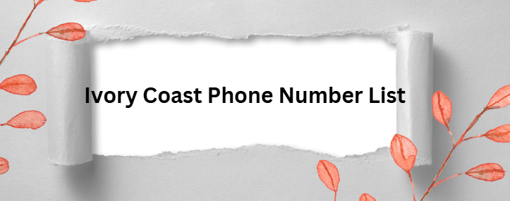 Ivory Coast Phone Number List​