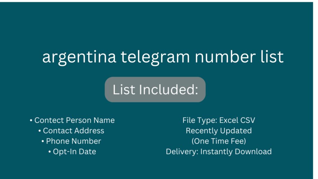 argentina telegram number list_