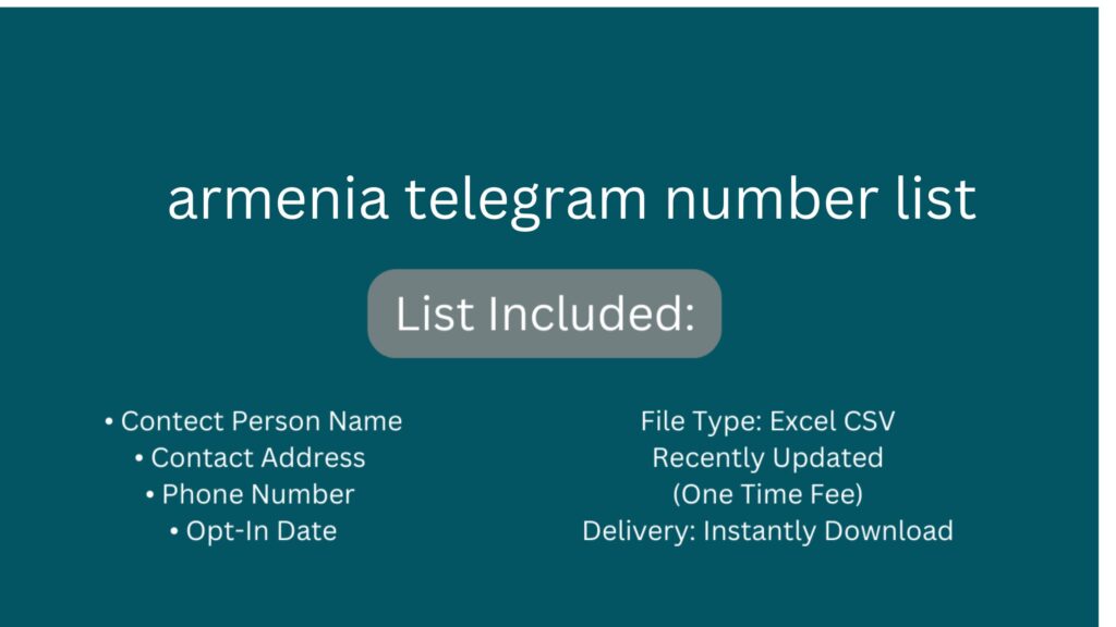 armenia telegram number list_