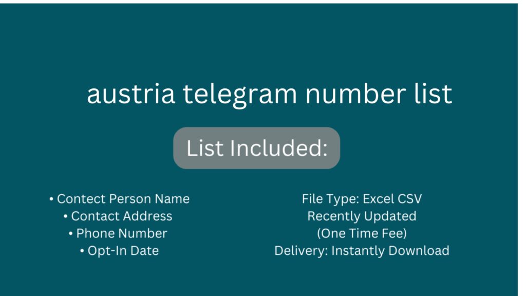 austria telegram number list_