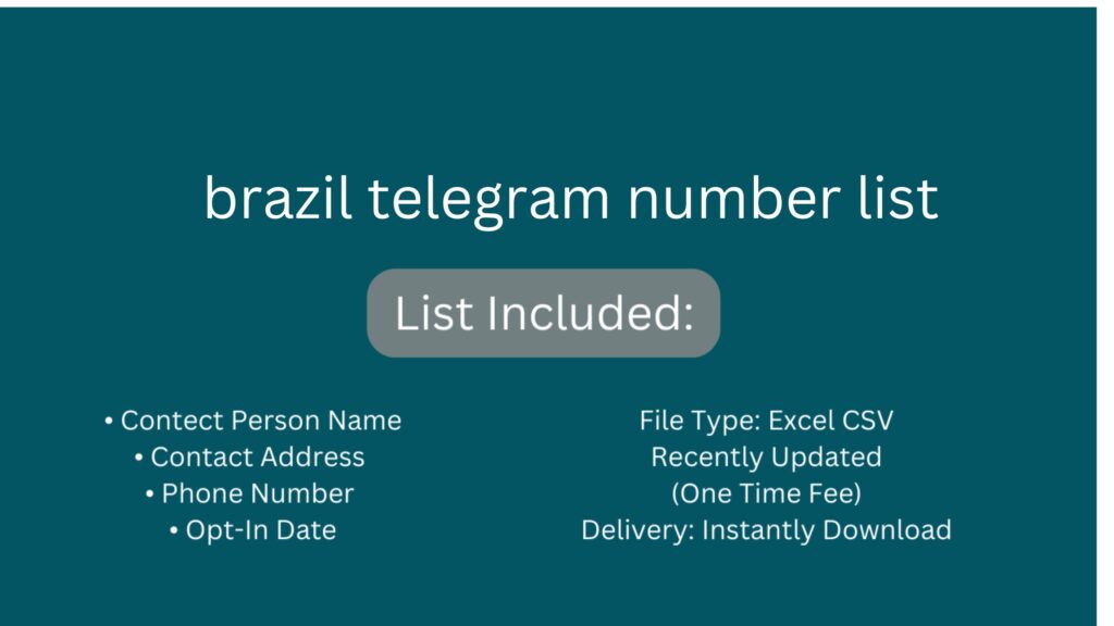 brazil telegram number list_