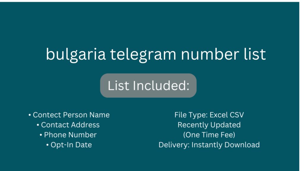 bulgaria telegram number list_