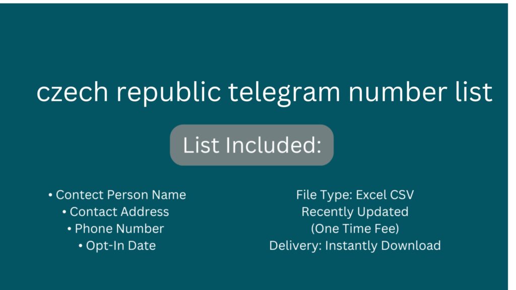 czech republic telegram number list_