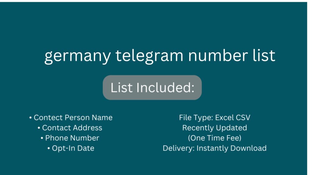 germany telegram number list_