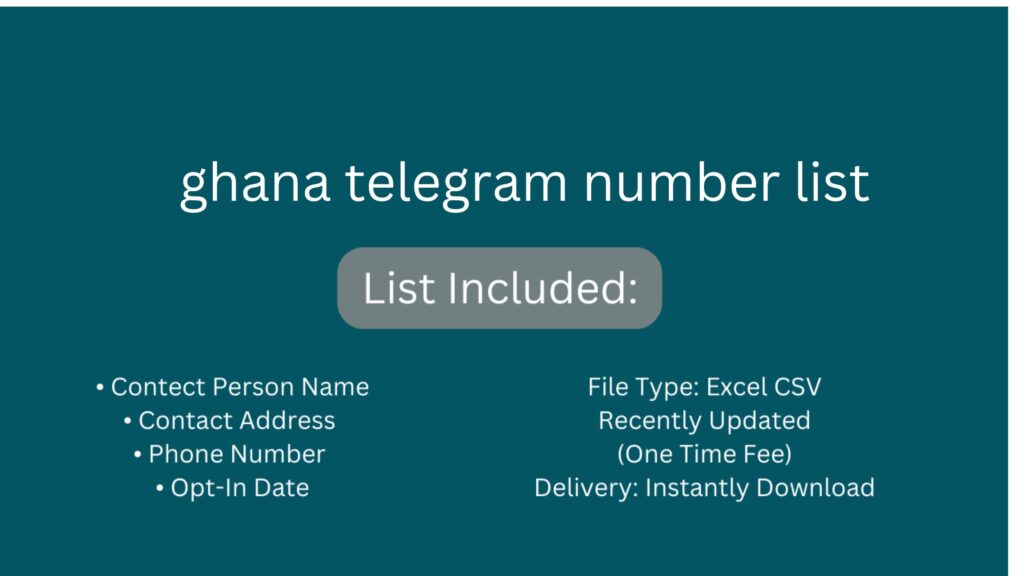 ghana telegram number list_