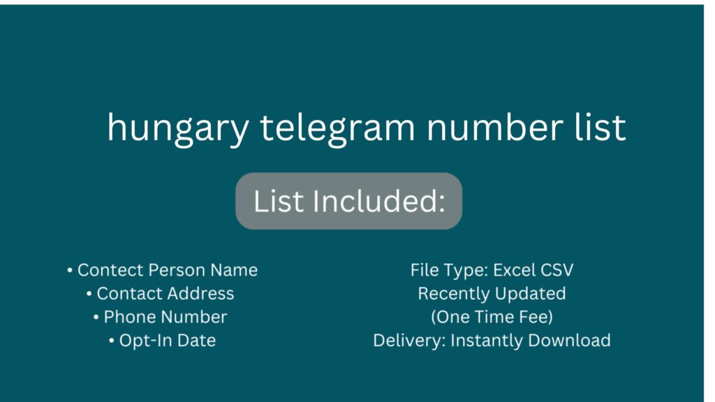 hungary telegram number list_