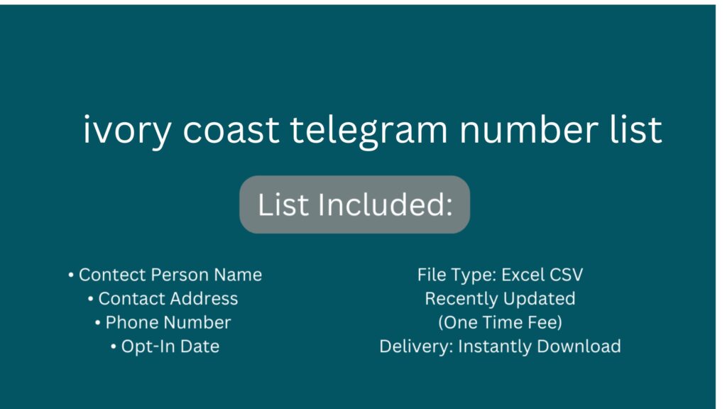 ivory coast telegram number list_