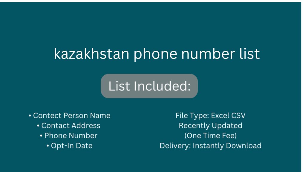 kazakhstan phone number list_