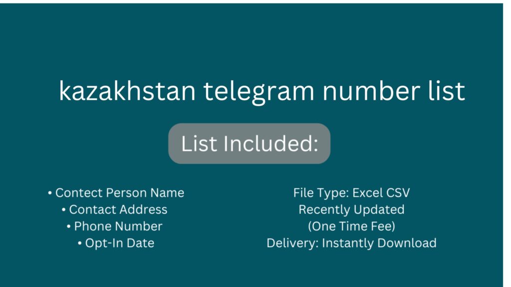 kazakhstan telegram number list_