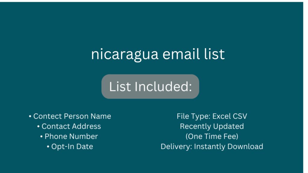 nicaragua email list_