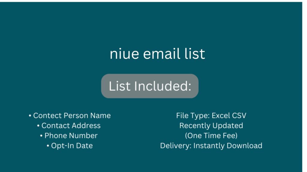 niue email list_