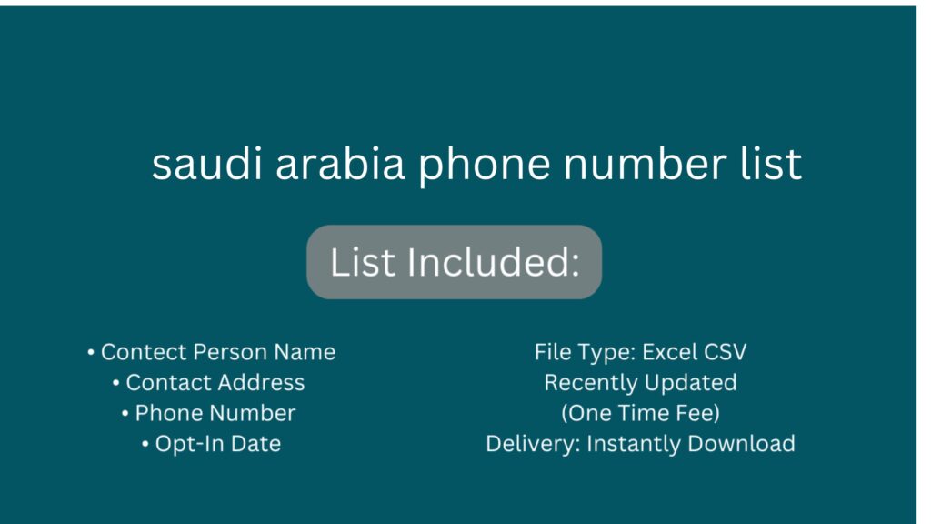 saudi arabia phone number list_