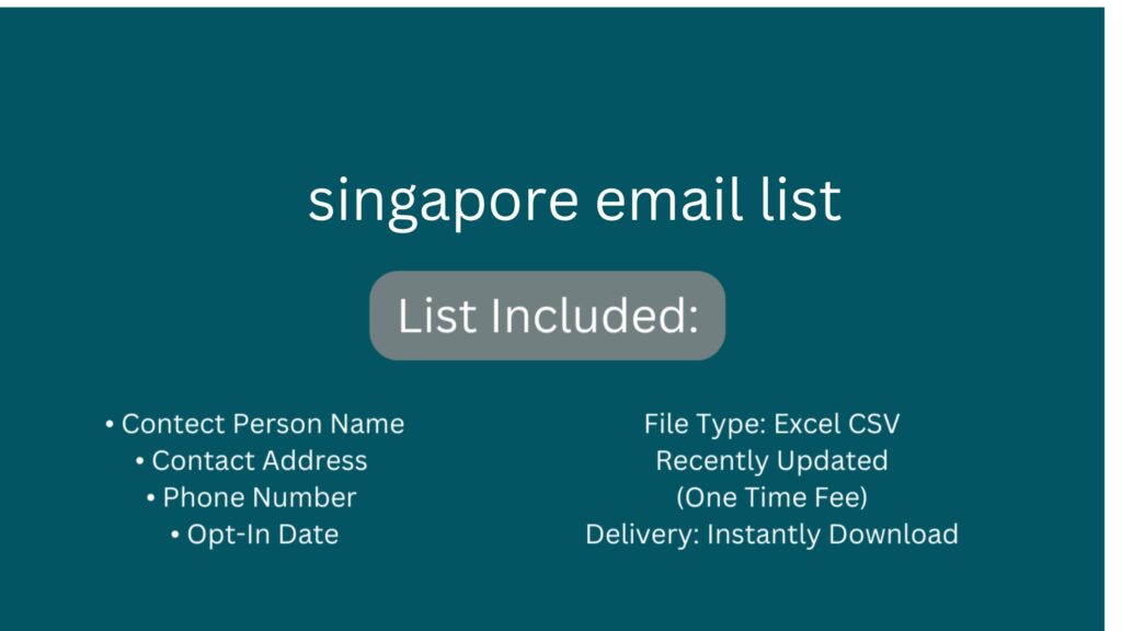 singapore email list_